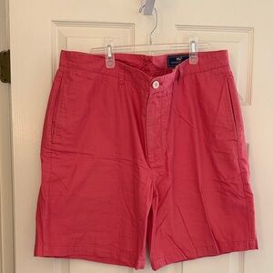 Vineyard Vines Men's Coral Flat Front Shorts